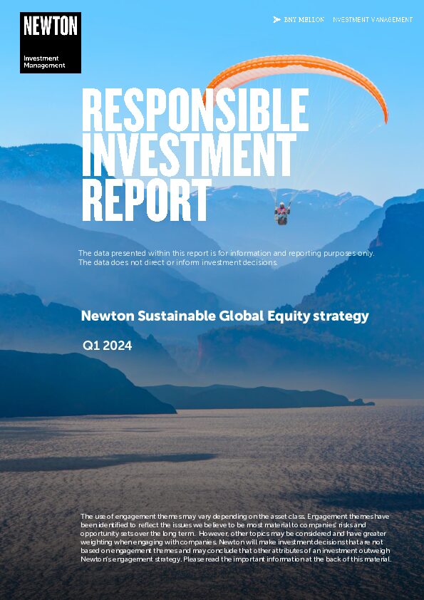 RI report Sustainable global equity